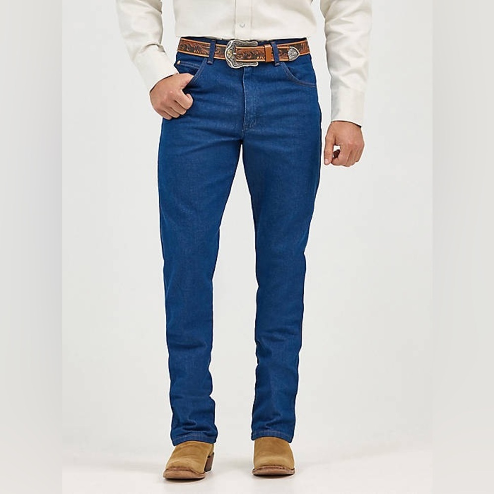 Wrangler Cowboy Cut Dark Blue Jeans Size 38 x 32